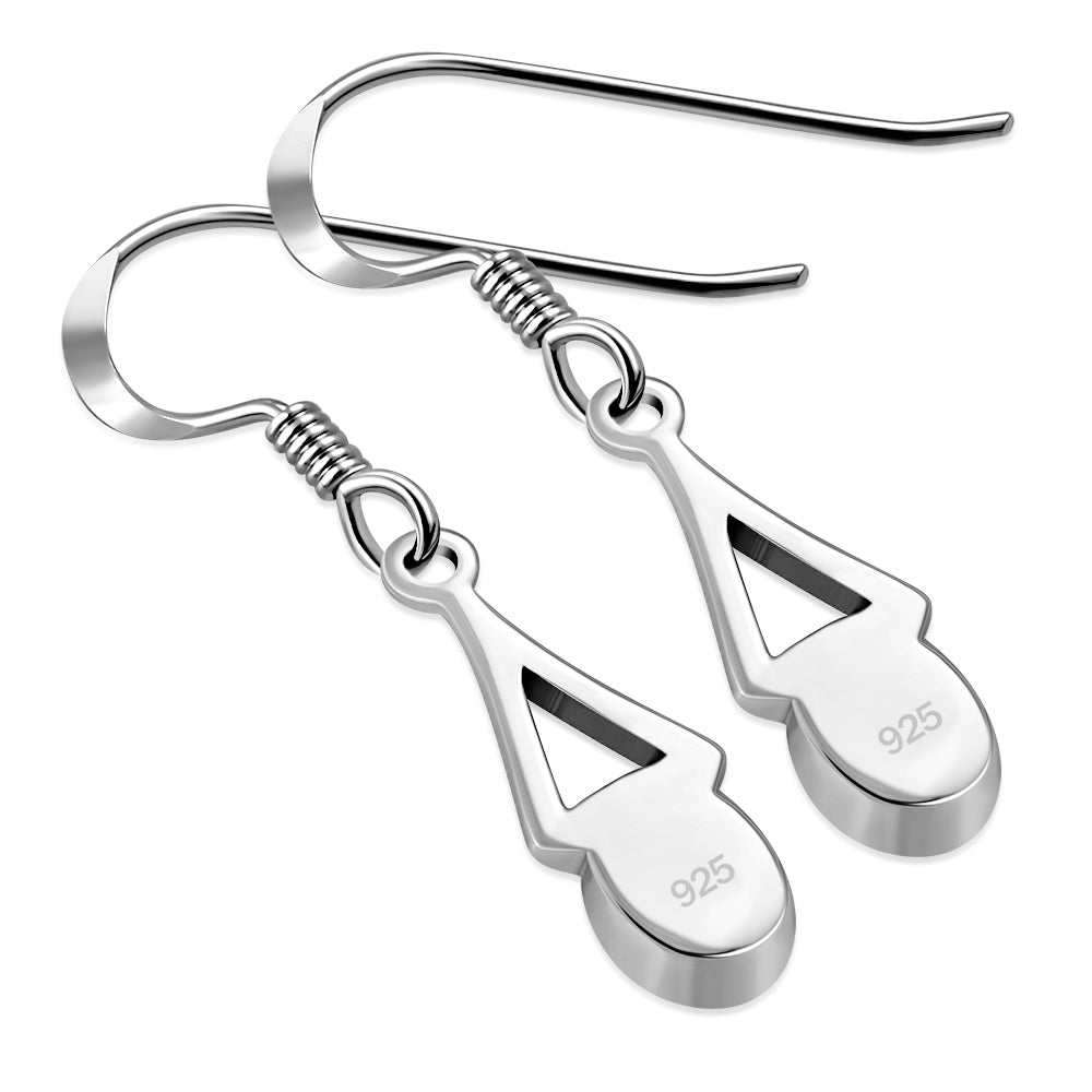 Abalone Shell Sterling Silver Earrings