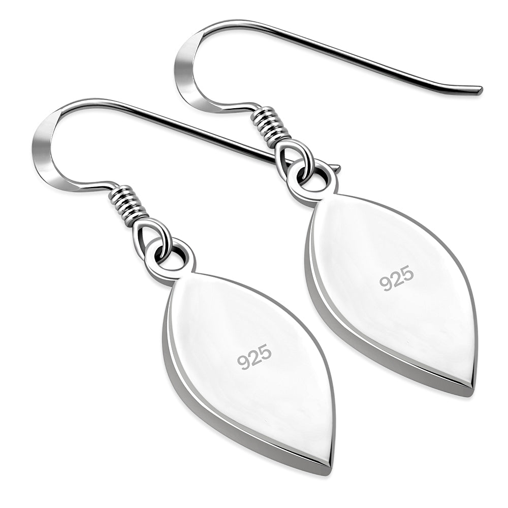 Abalone Shell Sterling Silver Earrings