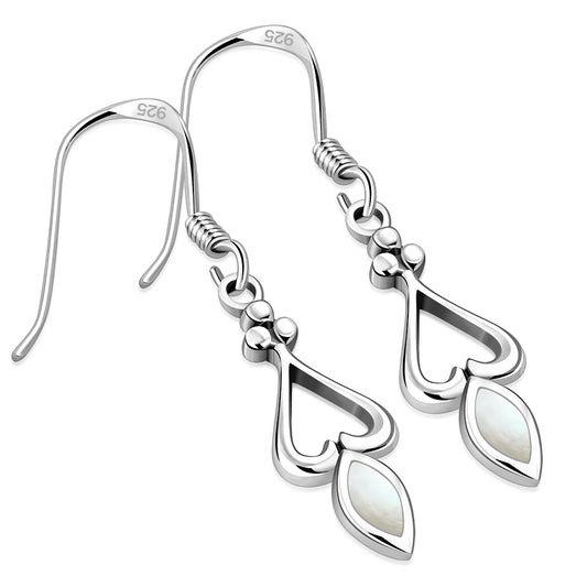 Mother of Pearl Sterling Silver Earrings