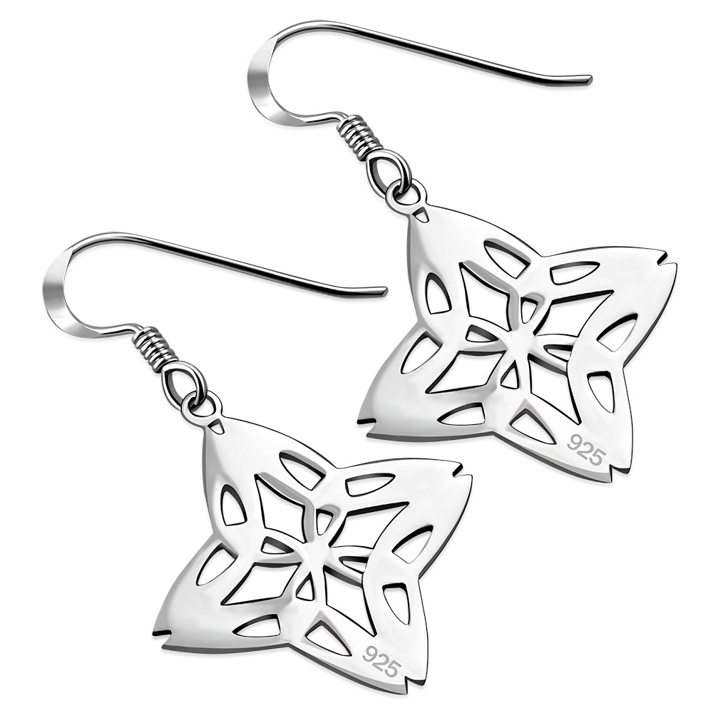 Sterling Silver Celtic Trinity Knot Earrings