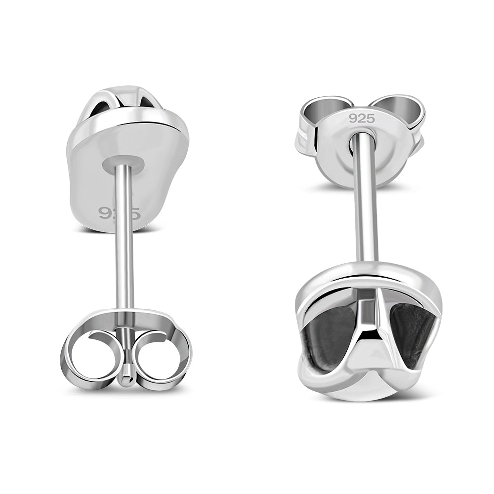Sandals Plain Sterling Silver Earrings