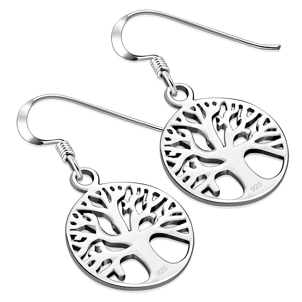 Tree of Life Silver Earrings