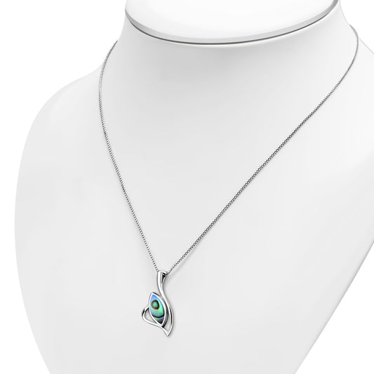 Abalone Shell Sterling Silver Pendant
