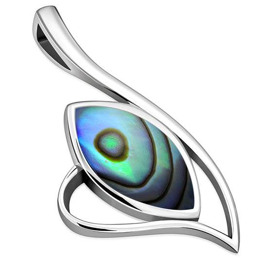 Abalone Shell Sterling Silver Pendant