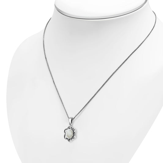 Mother of Pearl Sterling Silver Pendant