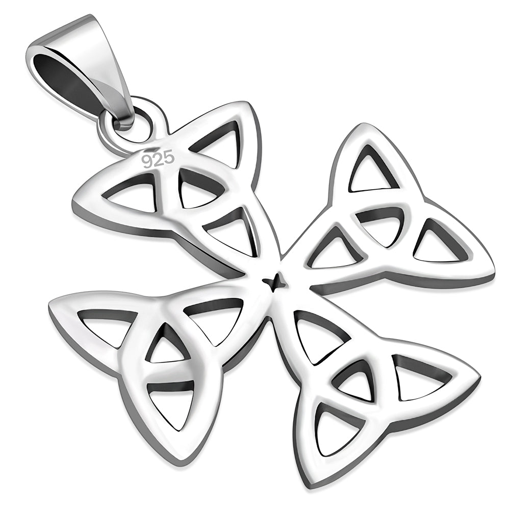 Celtic Trinity Knot Silver Pendant