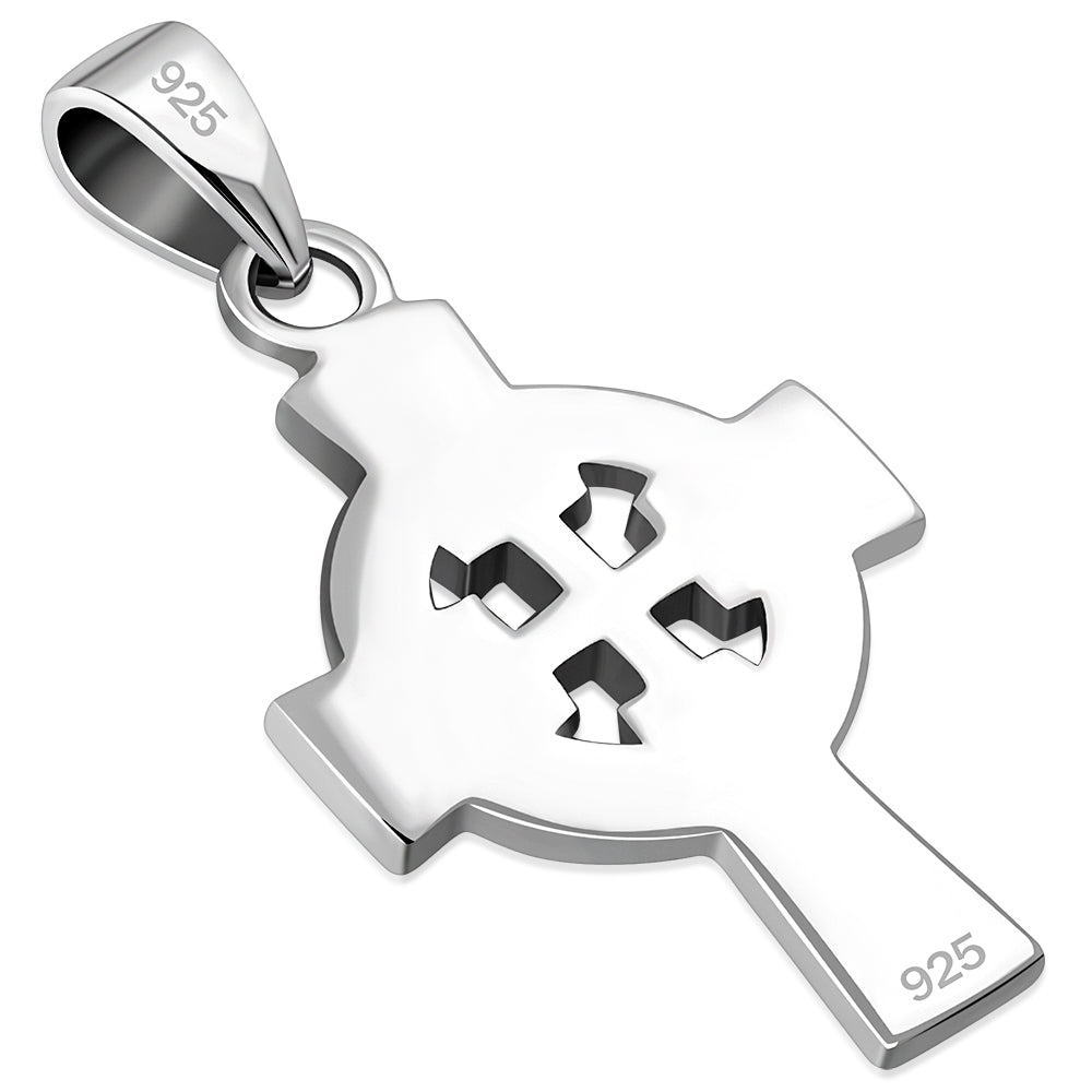 Celtic Cross Sterling Silver Pendant