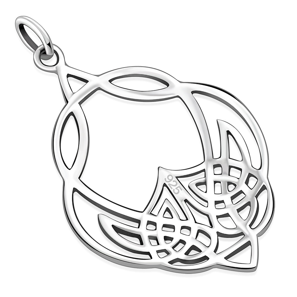 Celtic Knot Medium Silver Pendant
