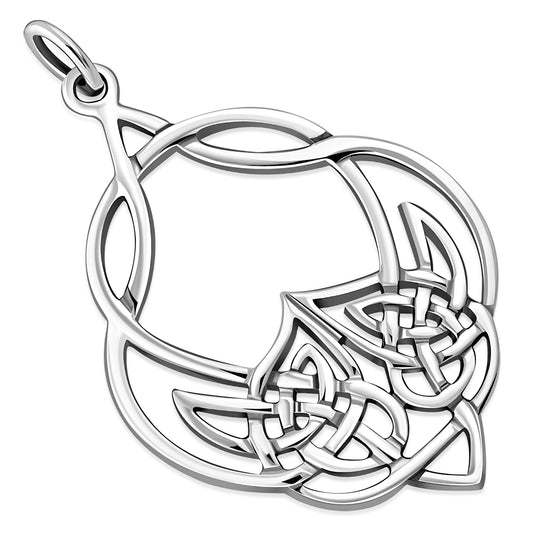 Celtic Knot Medium Silver Pendant