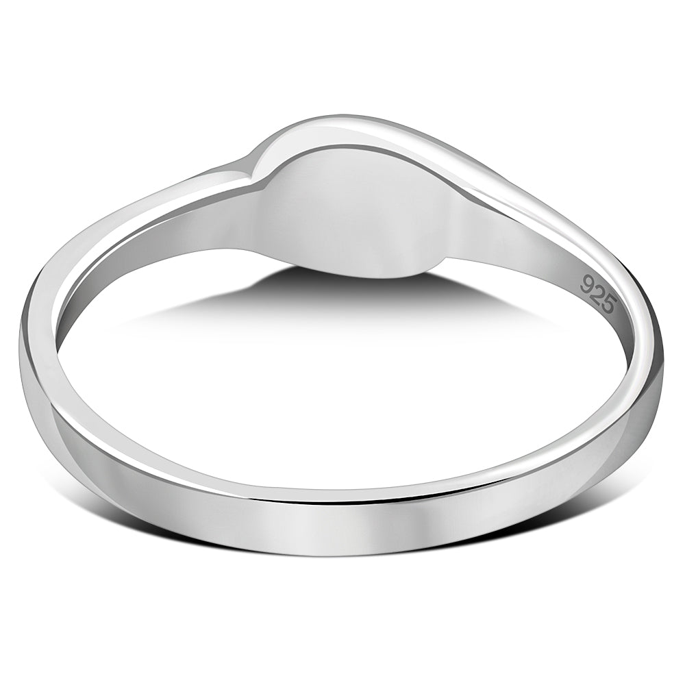 Black Onyx Silver Ring