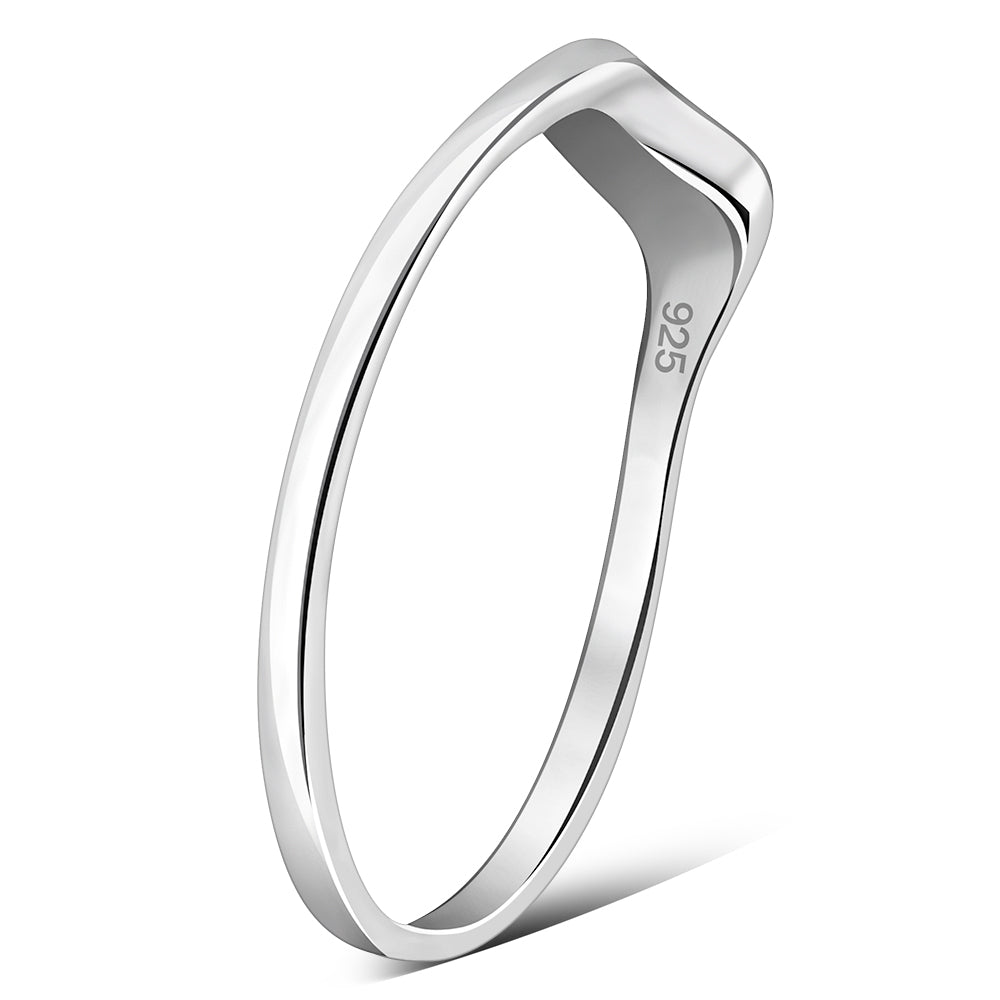 Mother of Pearl Silver Ring