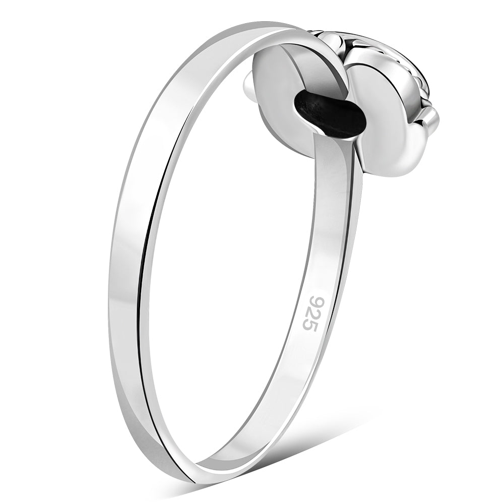 Rainbow Moonstone Sterling Silver Ring