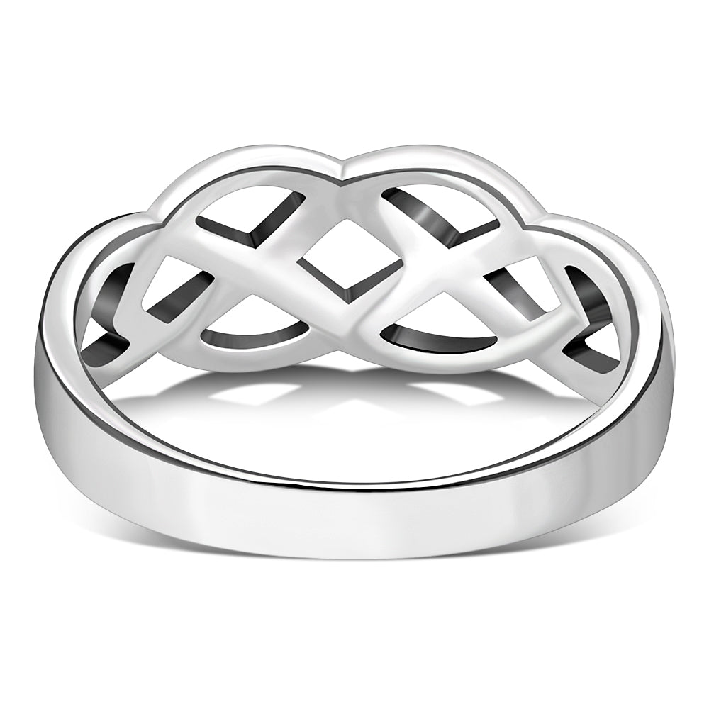 Plain Celtic Knot Silver Ring