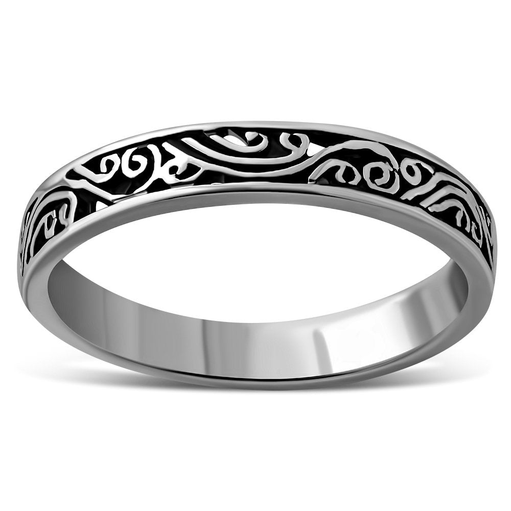 Plain Silver Band Ring