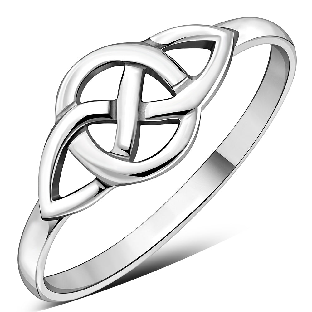 Sterling Silver Light Celtic Knot Ring