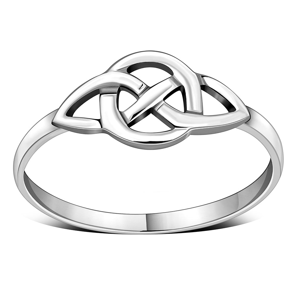 Sterling Silver Light Celtic Knot Ring