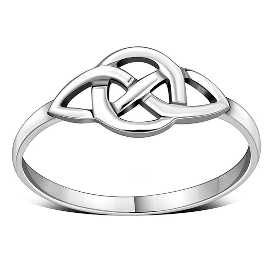 Sterling Silver Light Celtic Knot Ring