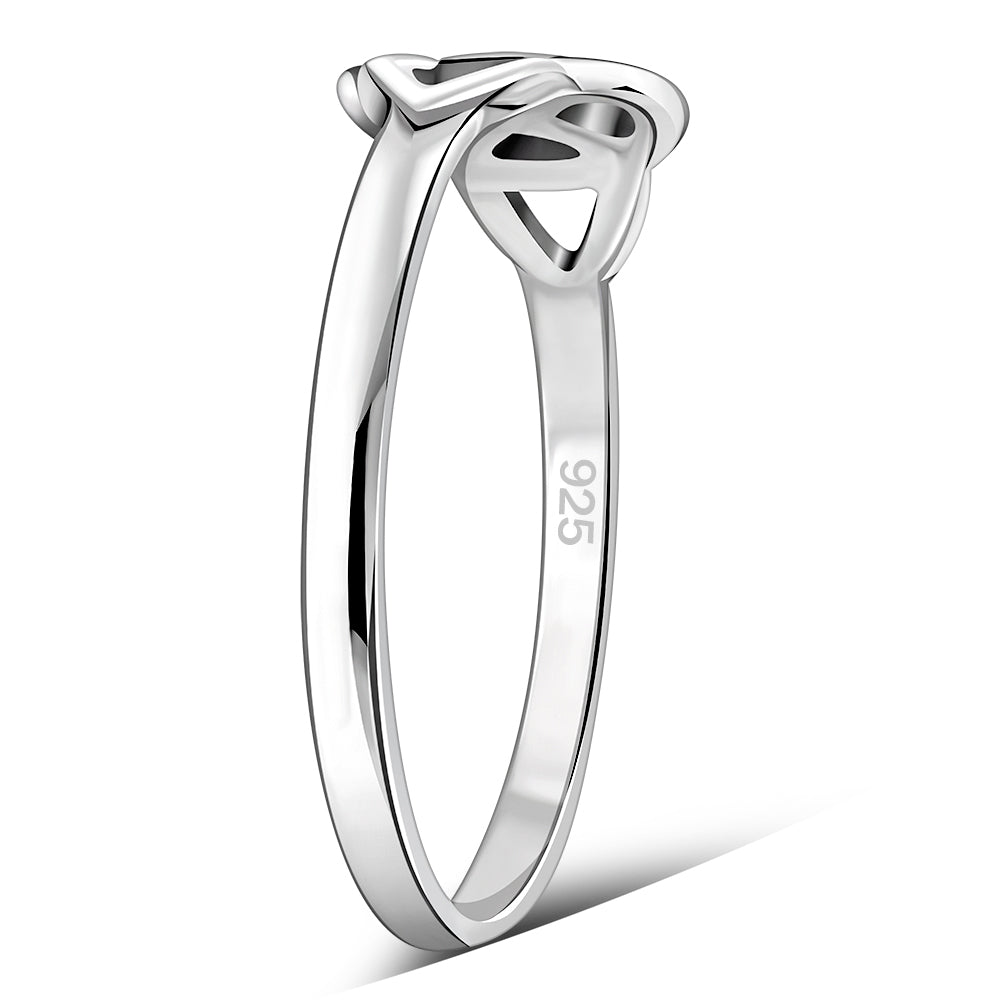 Sterling Silver Light Celtic Knot Ring