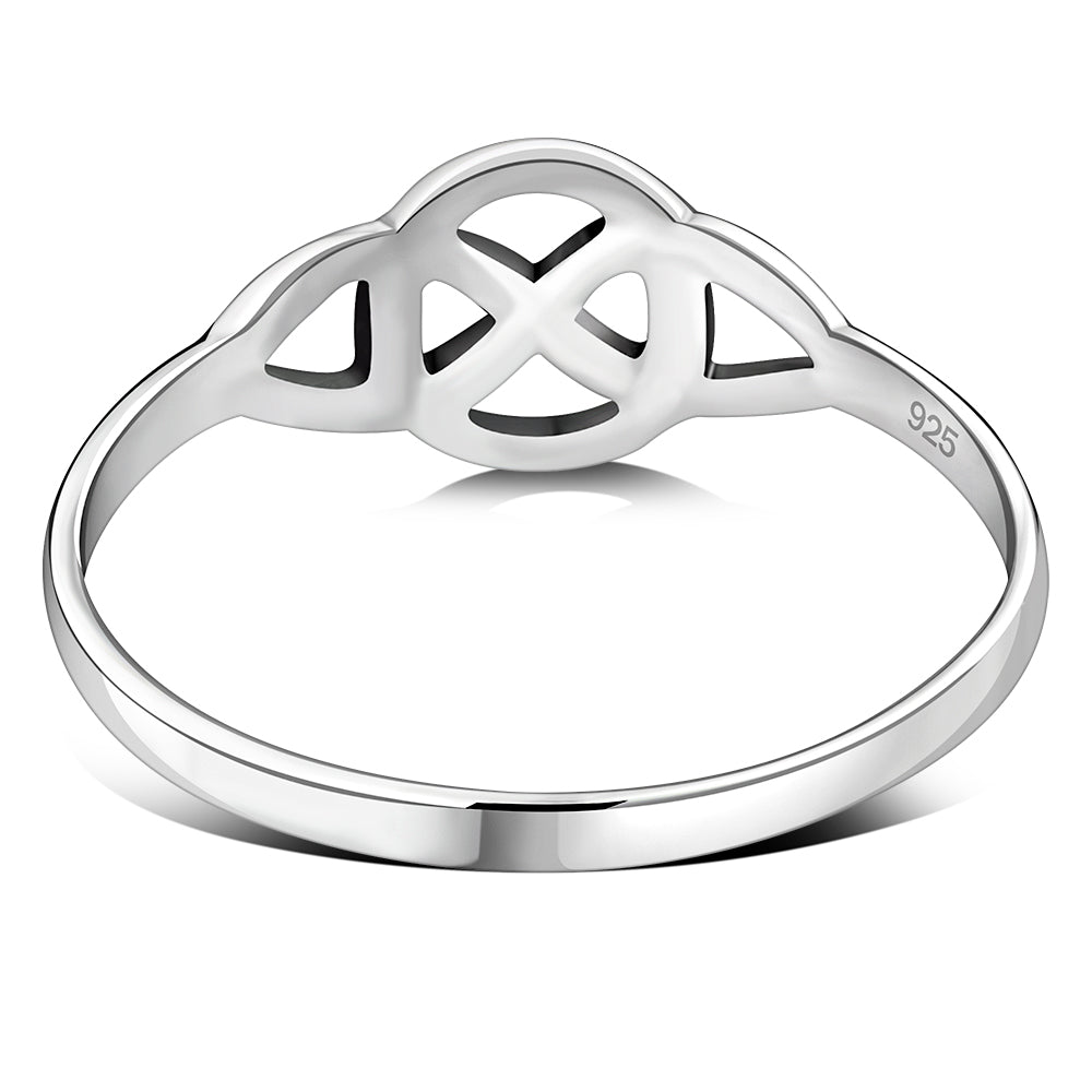 Sterling Silver Light Celtic Knot Ring