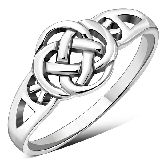 Plain Celtic Knot Silver Ring