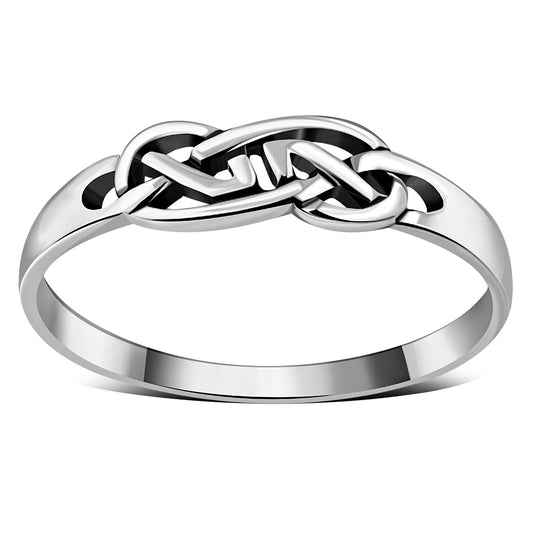 Irish Celtic Knot Sterling Silver Ring