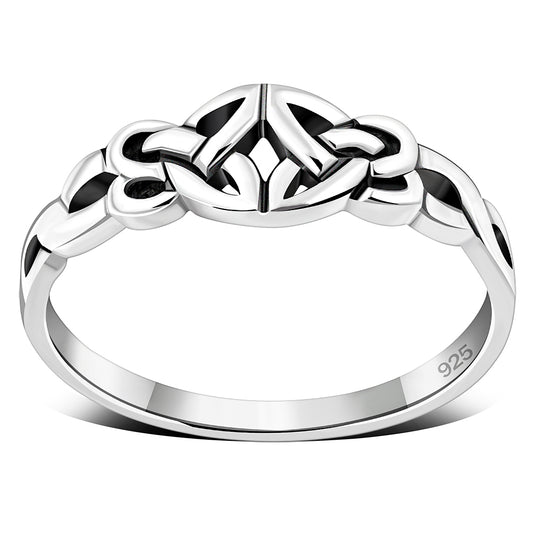 Celtic Trinity Knot Silver Ring