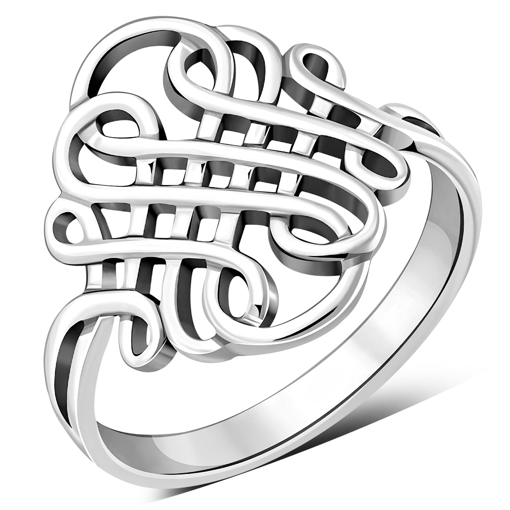 Plain Sterling Silver Celtic Ring