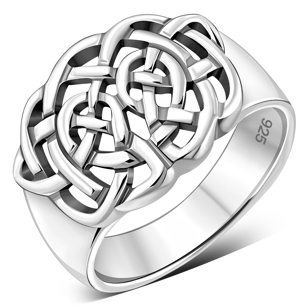 Plain 925 Sterling Silver Celtic Ring