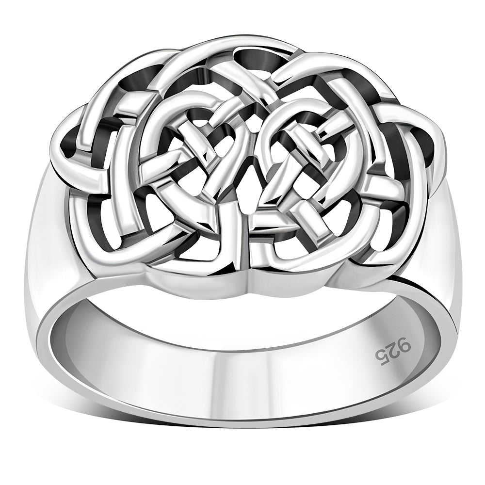 Plain 925 Sterling Silver Celtic Ring