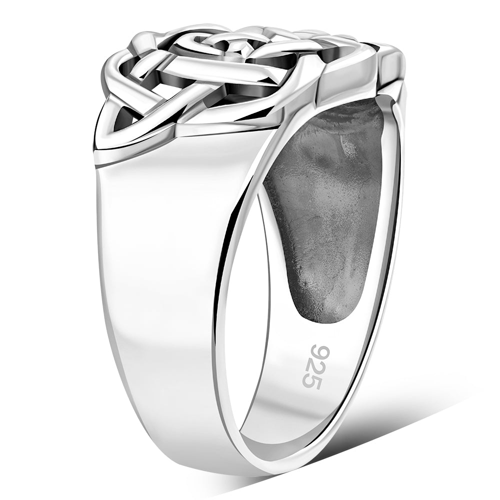 Plain 925 Sterling Silver Celtic Ring