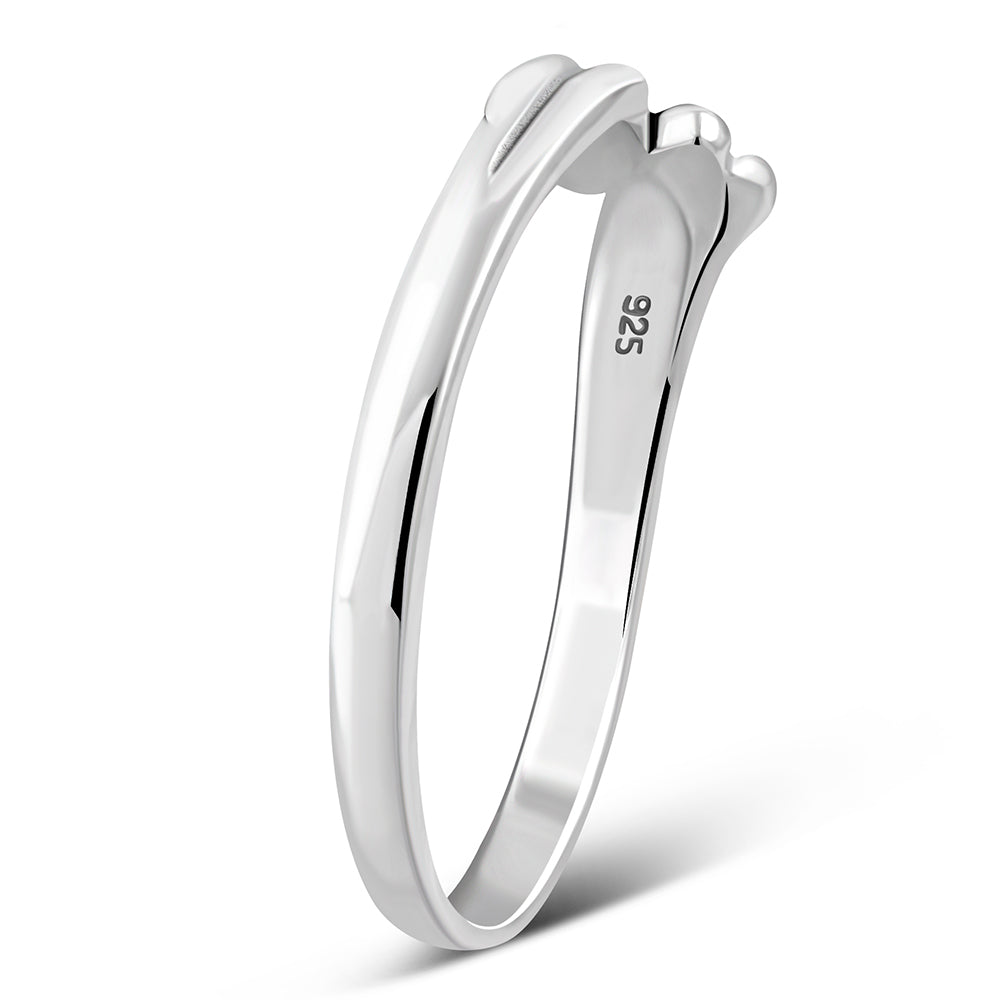 Sterling Silver Plain Band Ring