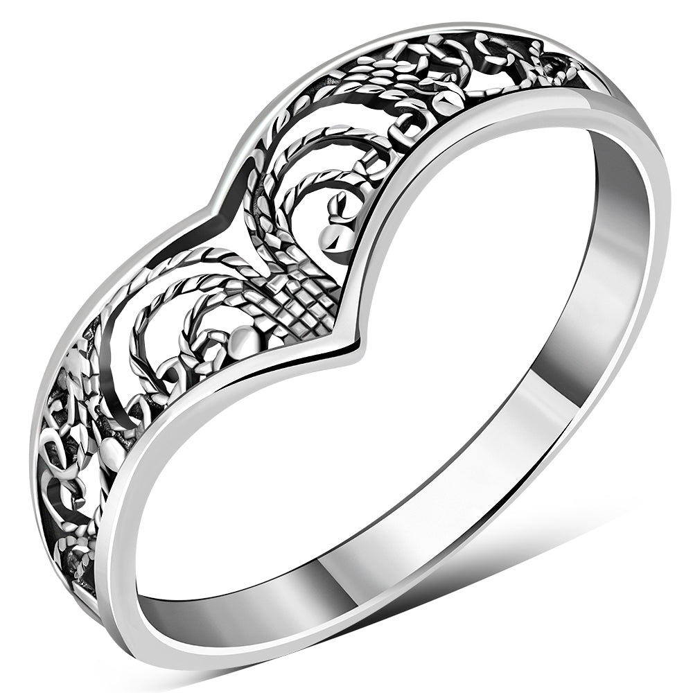Filigree Sterling Silver Ring