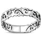 Sterling Silver Waves Band Ring