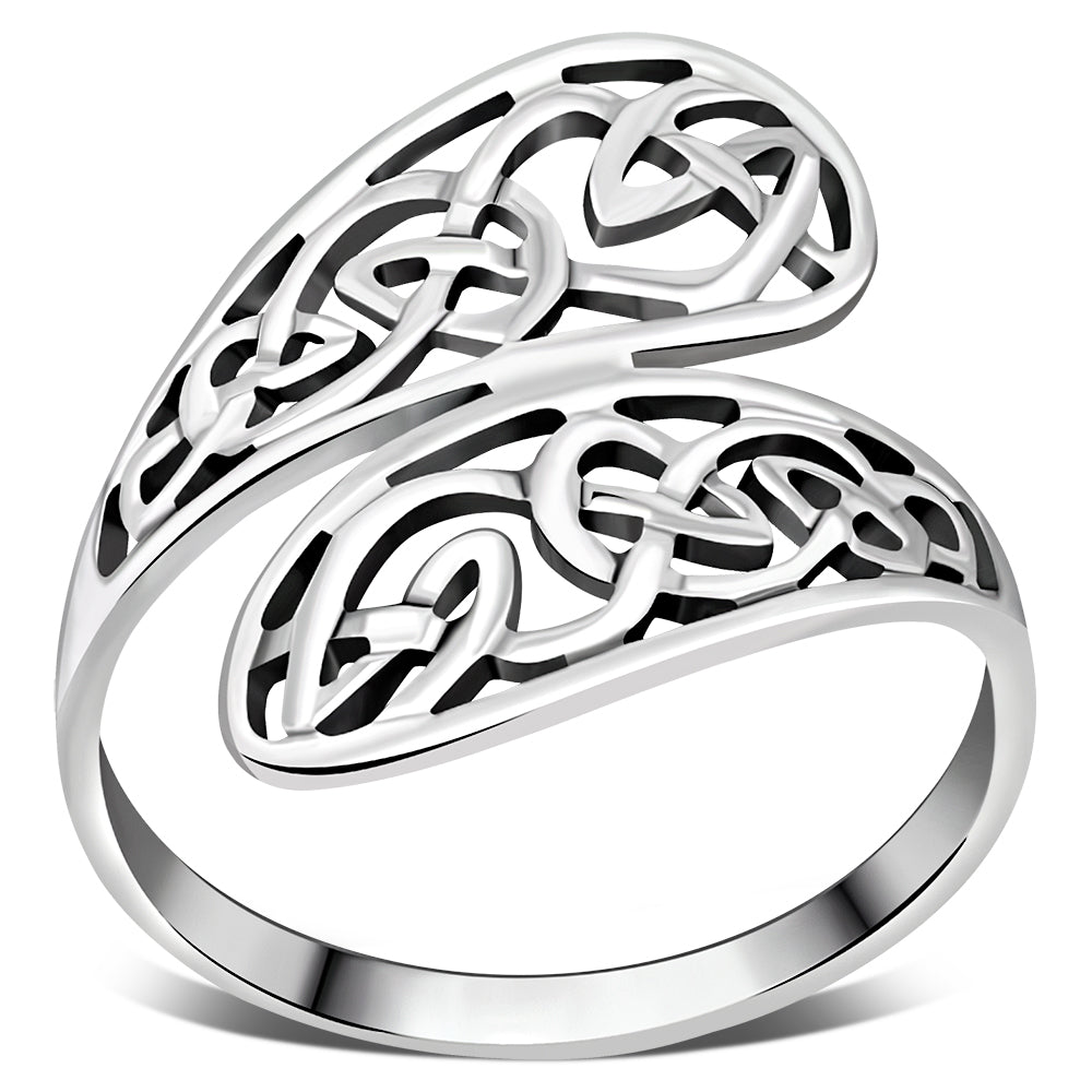 Celtic Knot Plain Silver Ring