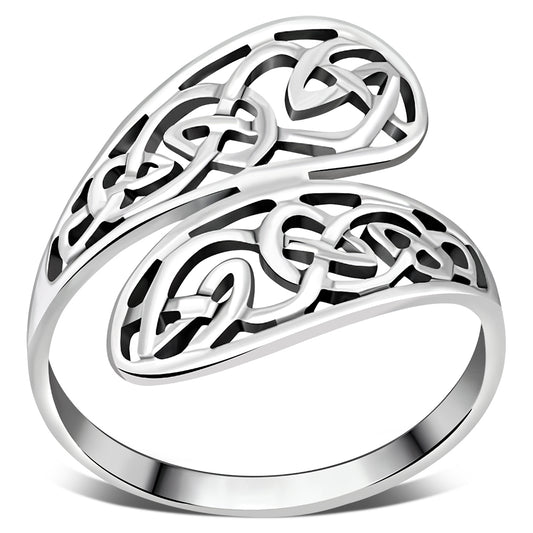 Celtic Knot Plain Silver Ring