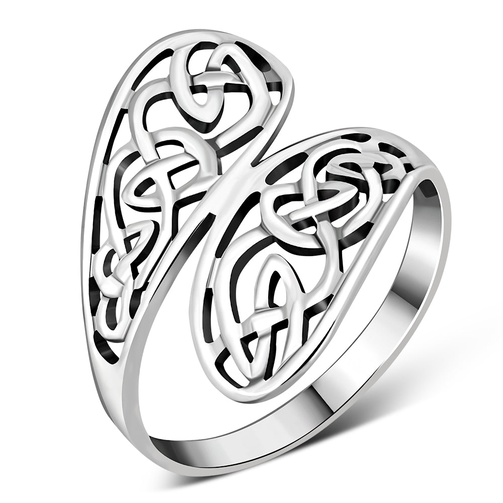 Celtic Knot Plain Silver Ring