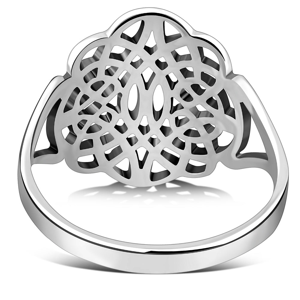 Plain Celtic Silver Ring