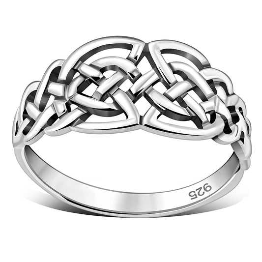 Plain Celtic Knot Silver Ring