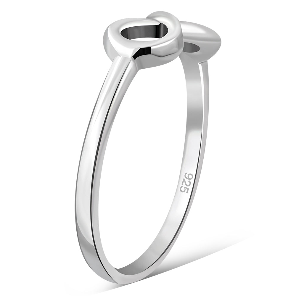 Infinity Knot Sterling Silver Ring