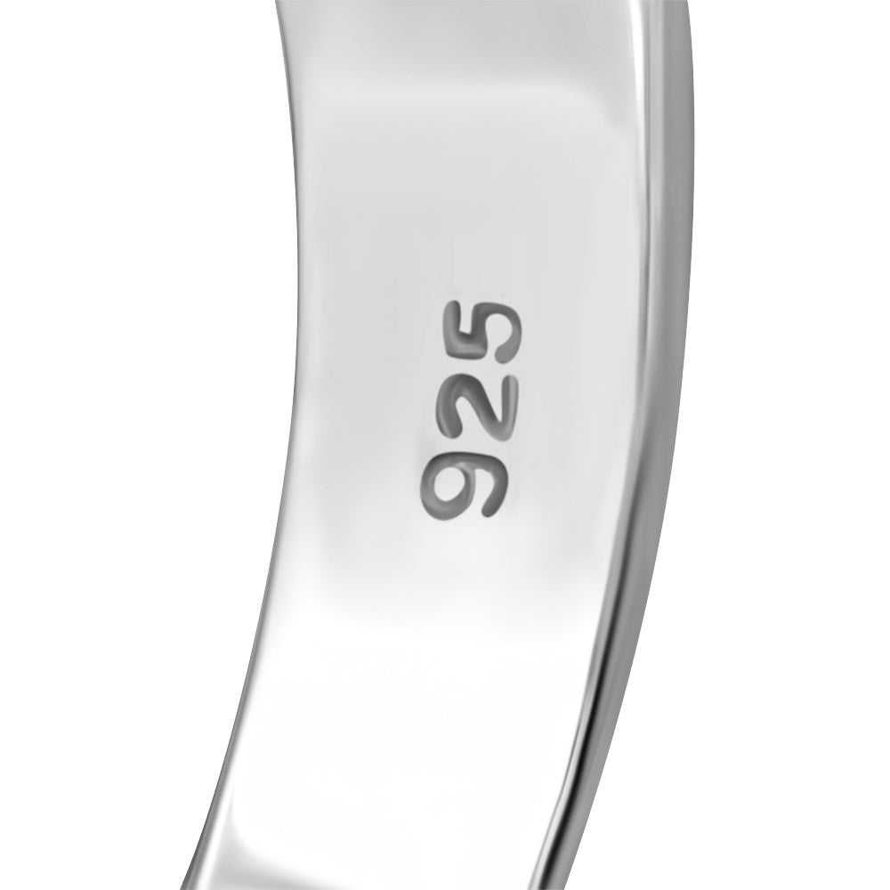 Flowers Sterling Silver Band Ring