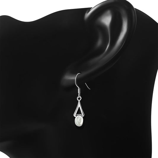 Mother of Pearl Sterling Silver Earrings