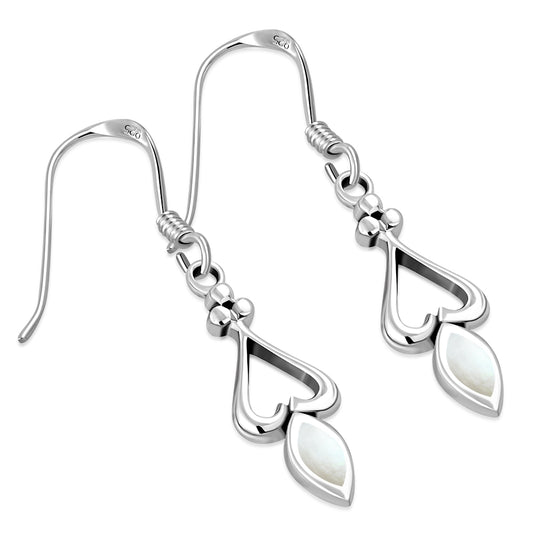 Mother of Pearl Sterling Silver Earrings 