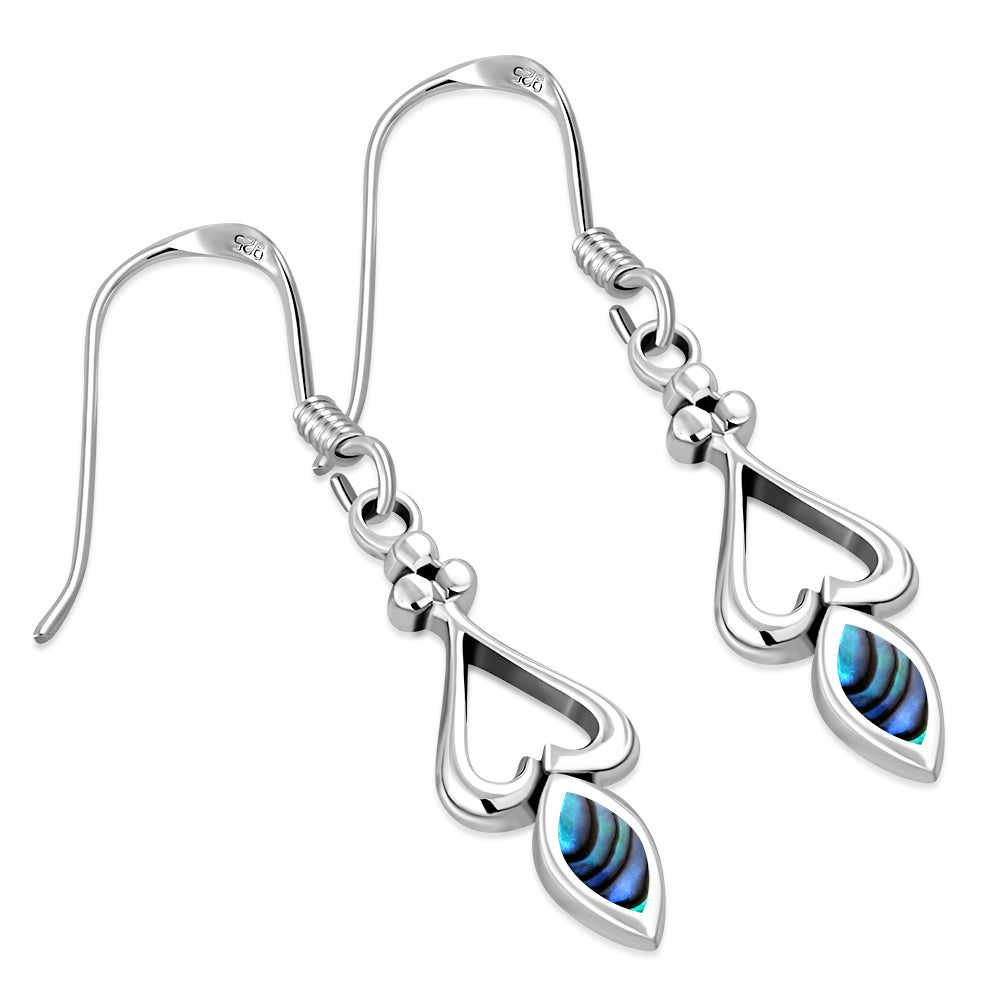 Abalone Shell Sterling Silver Earrings