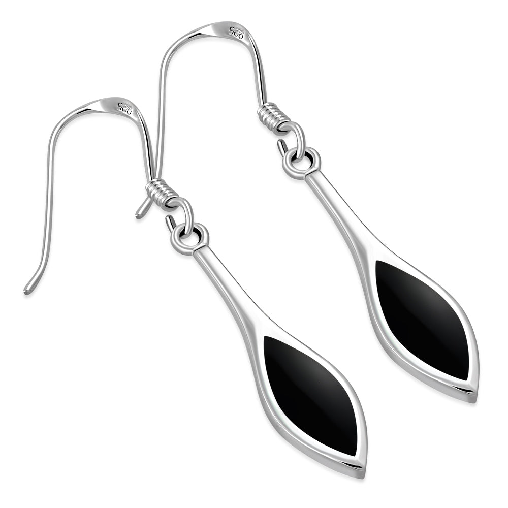 Black Onyx Sterling Silver Earrings