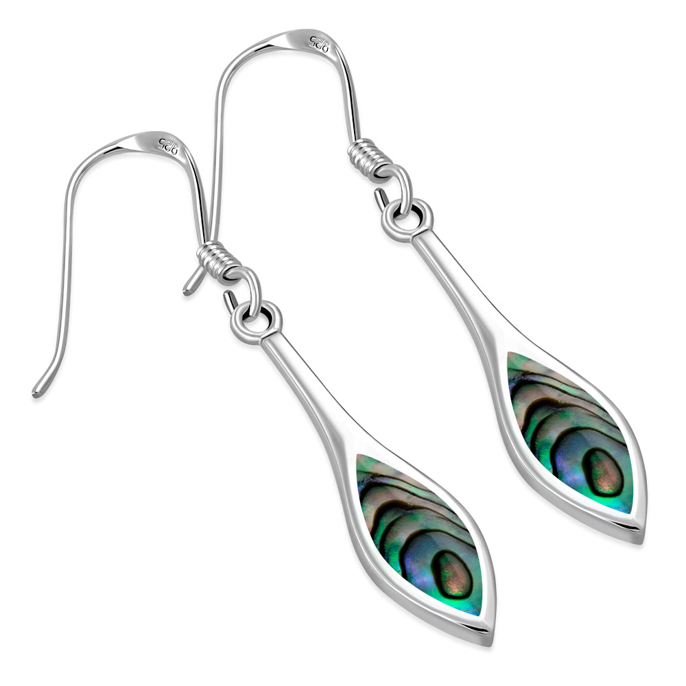 Abalone Shell Sterling Silver Earrings