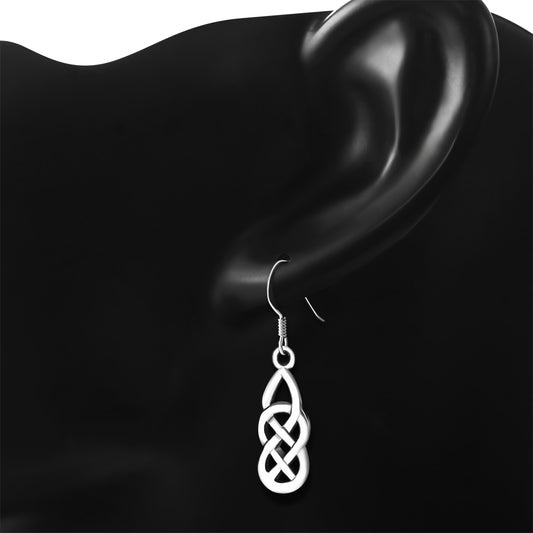 Small Celtic Knot Silver Earrings