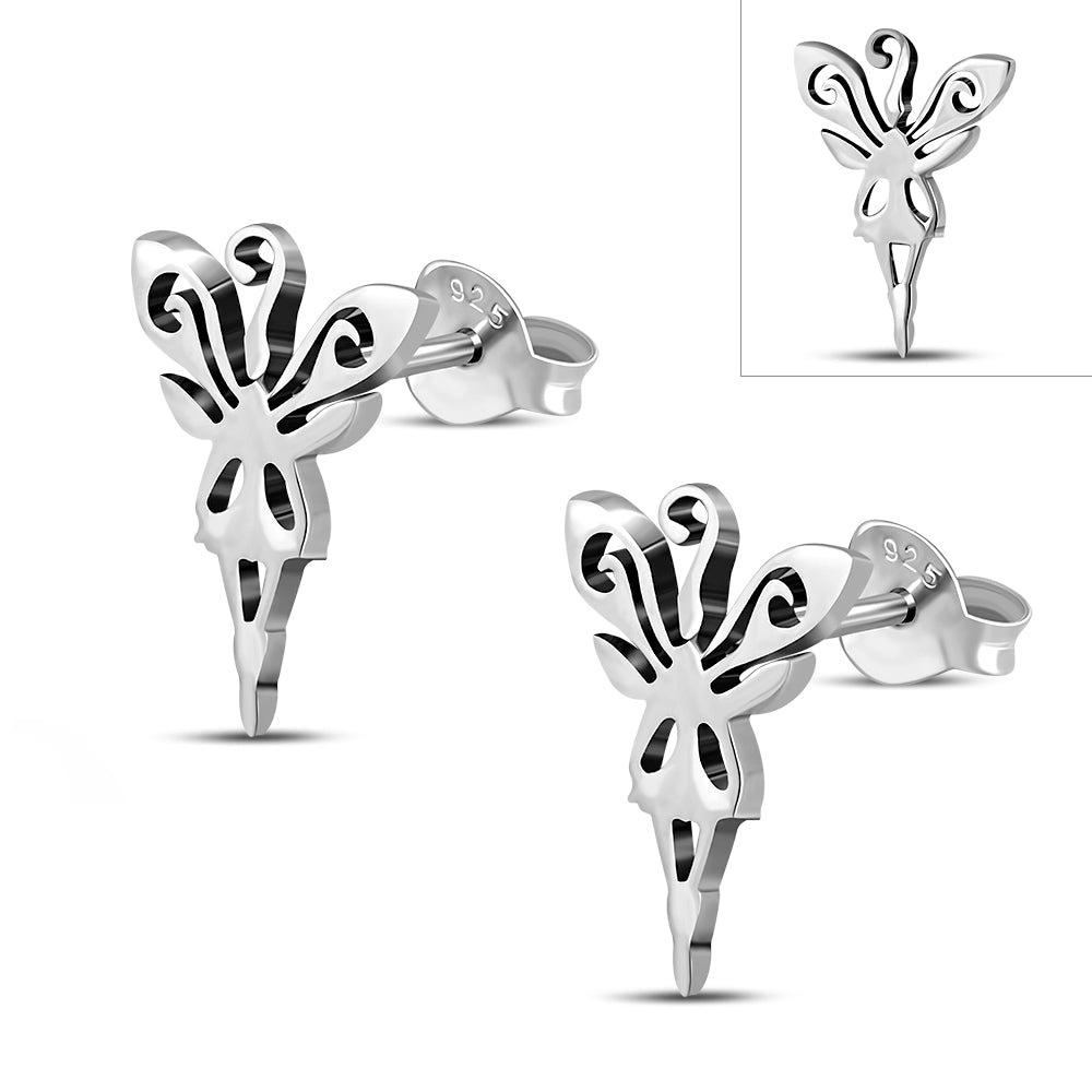 Fairy Silver Stud Earrings