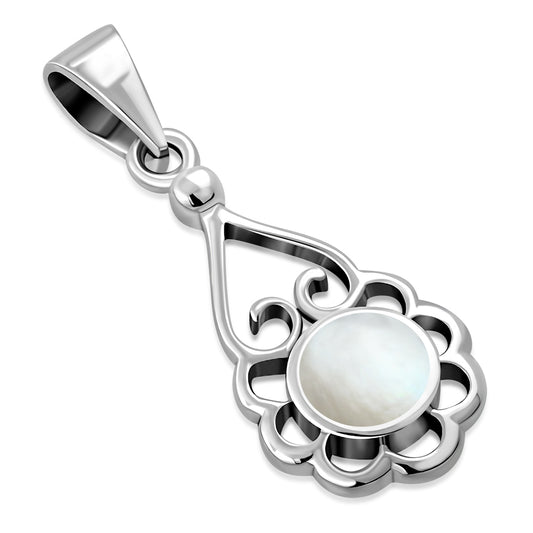Mother of Pearl Sterling Silver Pendant