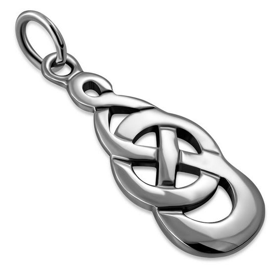 Small Celtic Knot Silver Pendant