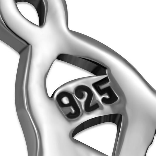 Small Celtic Knot Silver Pendant